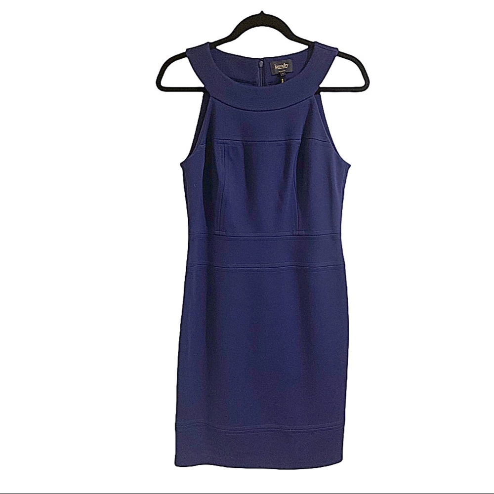 Laundry By Shelli Segal Dress Blue Chic & Elegant Dress Size 6